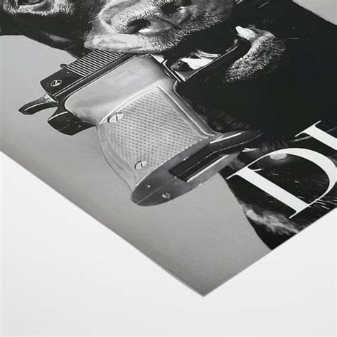 dior doberman gun poster|Dior Fashion Photography .